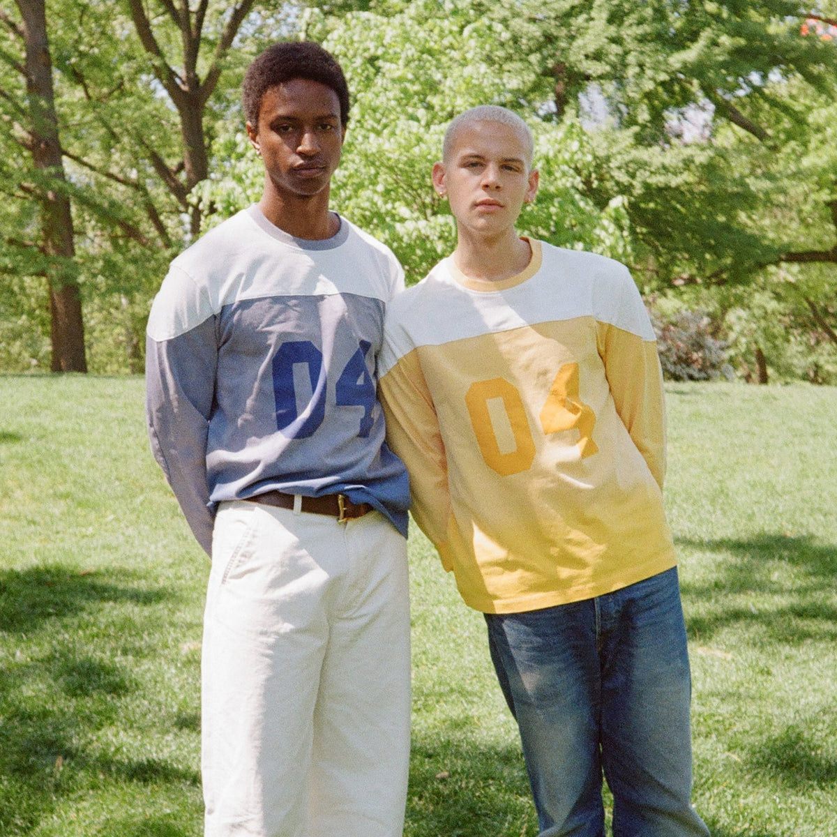 Varsity Long Sleeve in Sun-Aged Gold