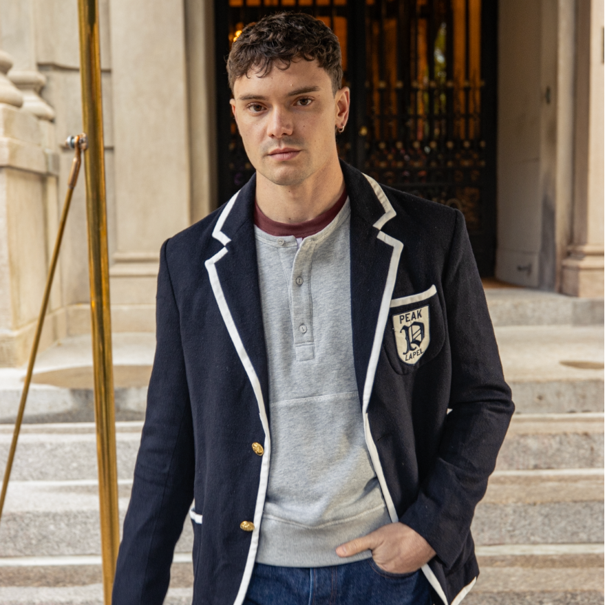 The Winter Club Jacket in Deep Navy