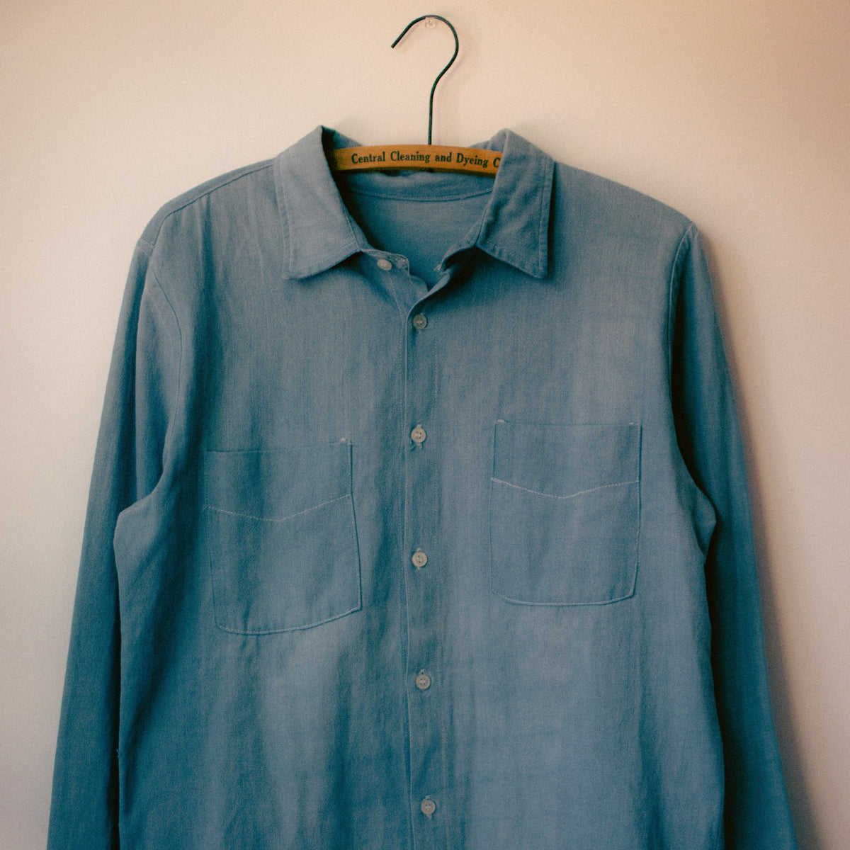 Double Pocket Button Up in Japanese Chambray