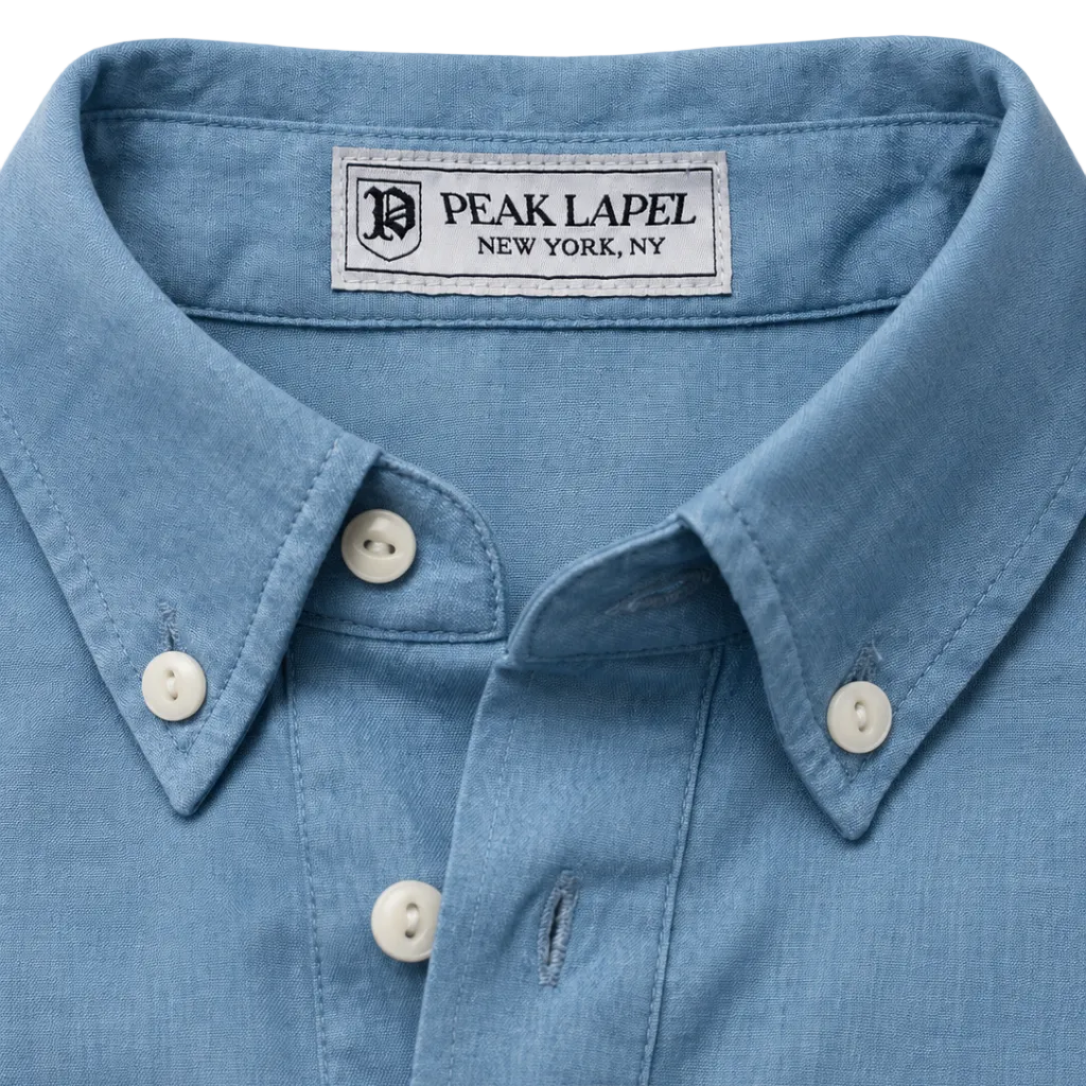 Cotton Poplin Popover Button Down