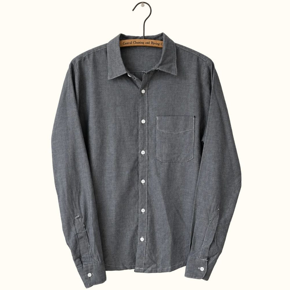 Grey Chambray Work Shirt
