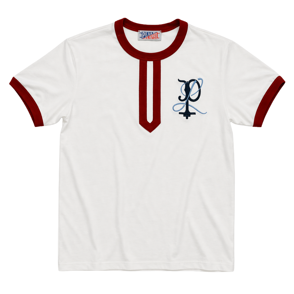 Rowing Tee in Maroon